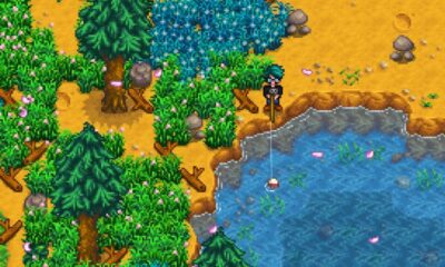 stardew valley player fishing pond